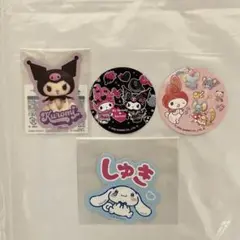 クロミ　マイメロ　シナモロール　ステッカーシール