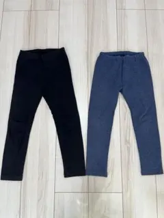 【専用】ユニクロ　裏起毛レギンス　2枚セット　110