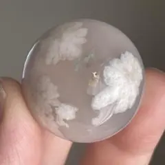 桜瑪瑙 ミニスフィア 天然石 置物