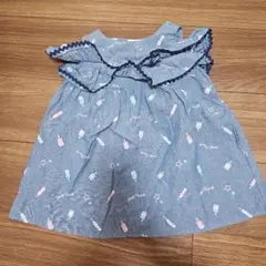 レア　メゾピアノ　90 アイスクリーム ノースリーブ　オフショル　ワンピース