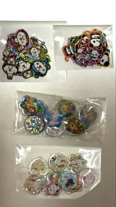 フレークシール・おはじきシール　4点セット