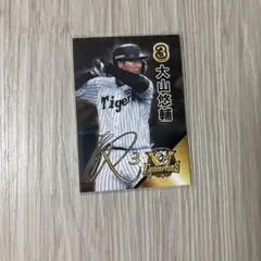 大山悠輔 阪神タイガース 甲子園歴史館 限定 配布カード リーグ優勝記念