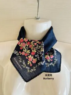 未使用Burberryハンカチorひざ掛け プチスカーフ