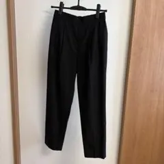 テーパードパンツ ブラック ウエストゴム