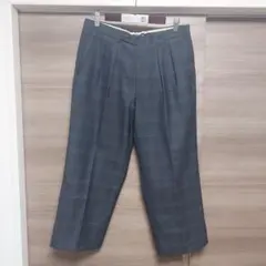 【希少90s】バーバリー 2タックスラックス チェック柄 三陽商会 W85