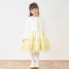 最終価格】新品 メゾピアノ プリンセスモチーフドレス 130 発表会