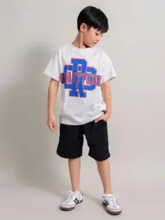 DRC ブランシェス 半袖　プリントTシャツ グレー　160のサムネイル