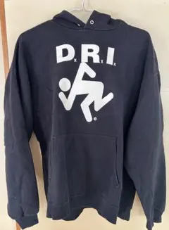ハードコア・スラッシュ　バンド　DRI フーディー 黒