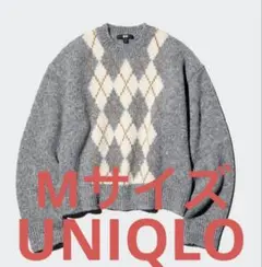 UNIQLO ユニクロ フラッフィクルーネックセーター #03 GRAY