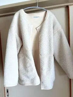 CLASSICAL ELF ボアジャケット クリーム色