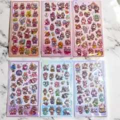 ラブブぷくぷくシール3枚