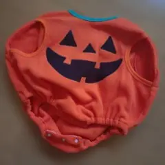 ハロウィン パンプキン ロンパース 70