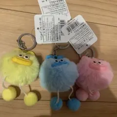 うさみみリップモンスター　キーホルダー　3個のサムネイル