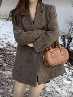 ジャケットブラウン