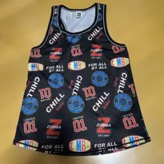 ZUMBA メッシュタンクトップ ブラック