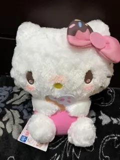 mikko×Sanrio　ドーナツデザインBIGぬいぐるみ キティ