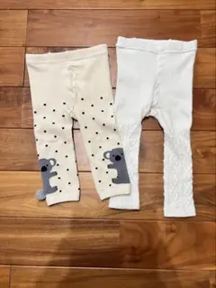 ベビー レギンス タイツ　2点セット　80センチ