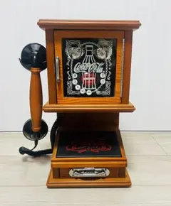 Coca-Cola 木製 壁掛け電話機 レトロ　ヴィンテージアメリカ Coca-Cola 木製 壁掛け電話機 レトロ ヴィンテージアメリカ - メルカリ