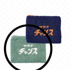 【新品】サウナイキタイ　タオル生地　ポーチ　グリーン