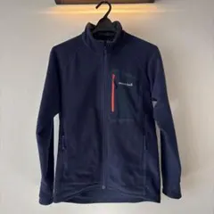 mont-bell フリースジャケット S ネイビー