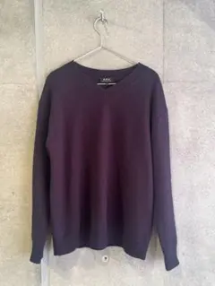 【A.P.C.】 vneck knit navy