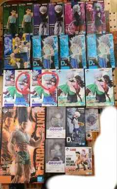 一番くじハンターハンターA賞、B賞、D賞、E賞、F賞、G賞、ラストワン賞、pop