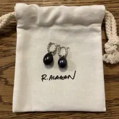 r.alagan SMALL STRIPE PEARL EARRINGSのサムネイル
