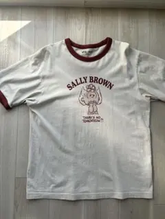 UT ピーナッツ サリーブラウン リンガーTシャツ