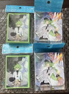ポケモンカード デッキシールド デッキケース N&レシラム&ゼクロム　計4個