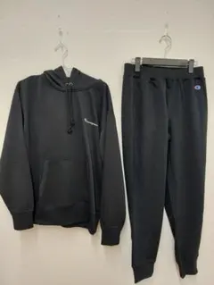 チャンピオン スウェット上下 ブラック Mサイズ C3YS151-C3YS250