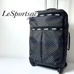入手困難 美品☆LeSportsac キャリーケース スーツケース ブラック LeSportsac スーツケース CARRY-ON ROLLER フレッシュブラック