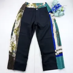 極美品 ジュンヤワタナベコムデギャルソン スラックス ドッキング プリーツ M