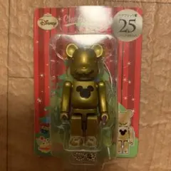 ベアブリック　ディズニーハッピーくじ　ゴールドメタリック