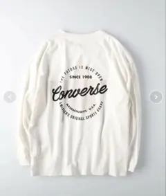 converse ビッグシルエットロンT ホワイト　Mサイズ　ウィメンズのサムネイル
