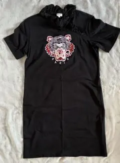 KENTON PARIS ブラック 半袖ミニワンピース