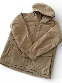 ユニクロハイブリッドダウンパーカブラウンXL UNIQLOダウンジャケット