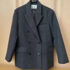 Mila Owen グレー ダブルブレストジャケット