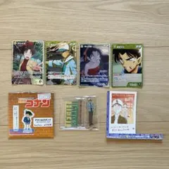 服部平次・遠山和葉 6点セット 名探偵コナン カード アクスタ シール