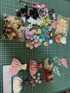 ハンドメイド用パーツセット デコレーション素材