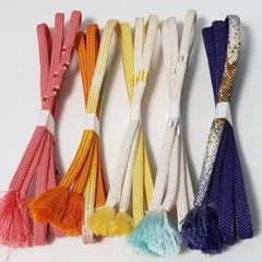 n*a様 (1089)帯締め 5点 まとめ売り 帯紐 着物 和装 小物