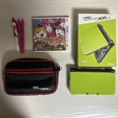 New Nintendo 3DS LL ライムグリーン ケース付き