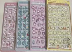 新品【サンリオ4シート】ボンボンドロップmini 硬いドロップシール［K37］