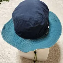 mont-bell アウトドアハット ネイビー/ターコイズ リバーシブル