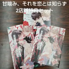 BL新刊三月未来甘噛み、それを恋とは知らず　アニメイト小冊子コミコミリーフレット