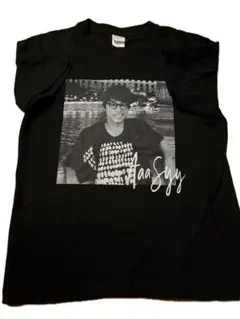 ロンドンブーツ１号２号 田村淳 フォトTシャツ(お笑い.芸能人.吉本Tシャツ)
