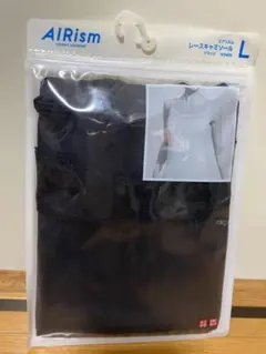 AIRism レースキャミソール L ブラック　2枚