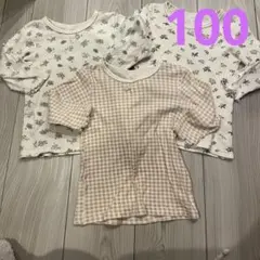 バースデイ　長袖肌着　100 3枚