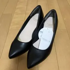 新品タグ付き　Honeys 快適ポインテッドパンプス　ブラック　23.5