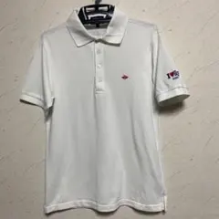 【PEARLY GATES】パーリーゲイツ　半袖ポロシャツ　白　サイズ4のサムネイル