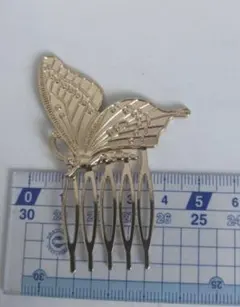 蝶のかんざし　ゴールド